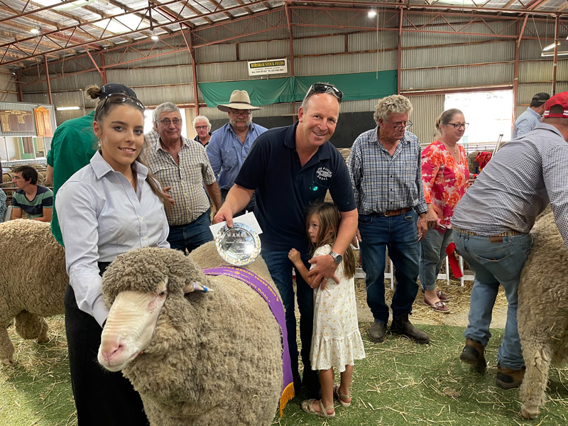 Grand Champion Ram - Callowie 20-0100 - Wimmera Autumn Merino Sheep Show